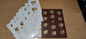 sbírka pamětních medailí Čeští králové
