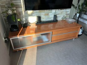 TV stolek, skříňka, jídelní stůl a židle - 1
