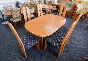 Jídelní stůl a židle 6ks - 1
