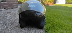 Prodám motocyklovou helmu se sluneční clonou Grex - 1