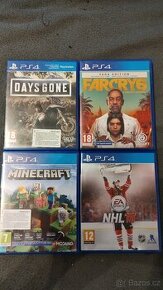 PS4 hry days gone farcry6 Minecraft nhl2016