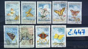 poštovní  známky č.447