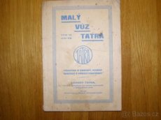 Prodám návod na obsluhu a katalog dílů Tatra 12