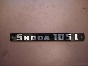Nový štítek Škoda 105 L
