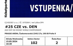 MS v hokeji - CZExDEN, SUIxGBR 15.5.2024, Praha