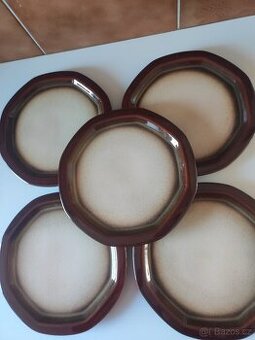 Keramické talíře Vintage Staffel stoneware