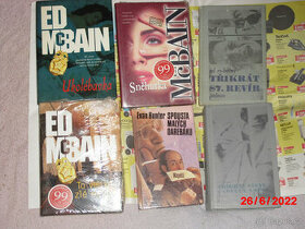 Prodám detektivky - Ed McBain vázané i brožované