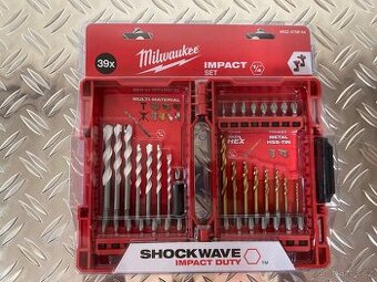 Bity a vrtáky do multimateriálu Milwaukee 4932479854 39 ks
