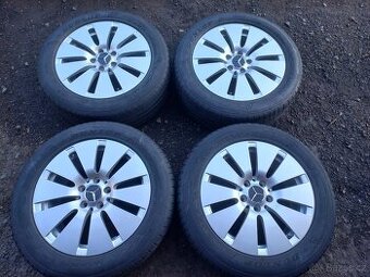 Prodám sadu Orig ALU kol Mercedes 225/55R17 letní