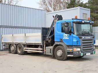 Scania P340, 6x2, HYDR. RUKA HIAB 122 B-1, NÁSTAVBA KOV VELI - 1