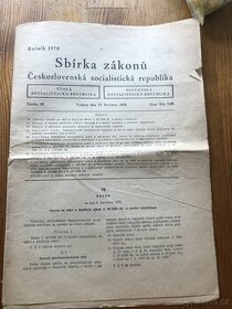 Sbírka zákonů 1970
