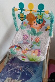 Dětské houpací křesílko/hrazdička s vibrací