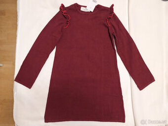 Nové šaty z jemného úpletu, H&M, vel. 122/128