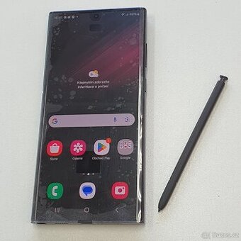 Samsung Galaxy S22 Ultra 5G, TOP jako nový, 256 GB, černý