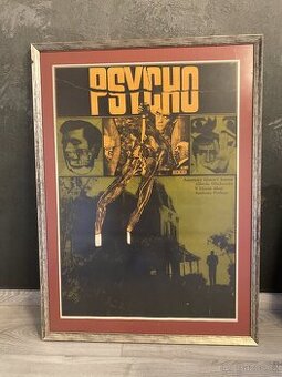 Prodám Vintage Filmový plakát Alfreda Hitchcocka - PSYCHO