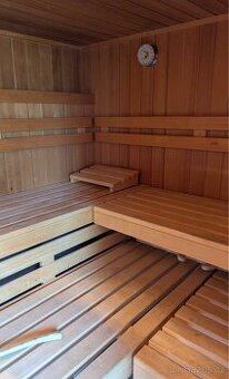 Luxusní finská sauna ve skvělém stavu