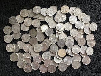 104 kusů 1 haléřů ČSSR, mince Československo, starý znak