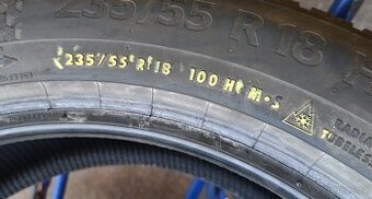 Použité zimní pneu Continental 235/55r18 dot3124