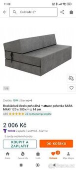 Skládací matrace