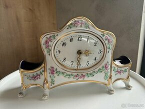 Empírové krbové hodiny Royal Dux