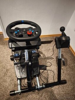 Logitech G29 + řadička + Wheel stand Pro(+RGS)
