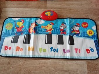 Hudební podložka Piano tap 'n play se světlem a zvukem