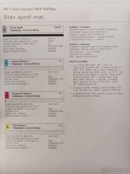 Barevná laserová multifunkční tiskárna tiskárna HP Color Las