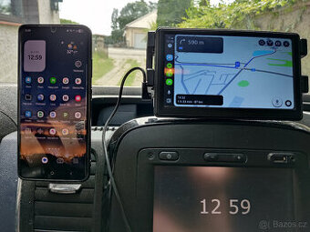 7" bezdrátový displej do auta, Android Auto, Apple Carplay,