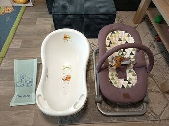 Dětské houpadlo vanička a lehátko