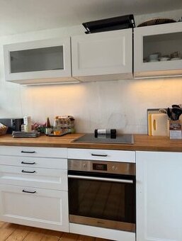 Kuchyně Ikea Metod/Bodbyn, zánovní, se spotřebiči,5702