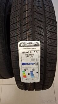 2x NOVÉ 235/65 R16C 115/113R Continental VanContact Winter