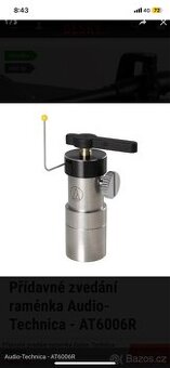 Přídavné zvedání raménka Audio-Technica - AT6006R nový JPN