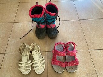 Sněhule, sandále, baleríny (střevíce)vel.33