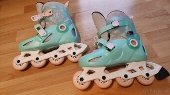 Oxelo Dětské brusle Play 5 mátové