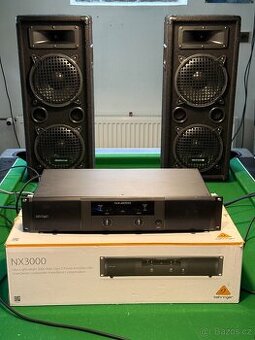Ozvučovací set Behringer NX3000 + Auna PRO 8KII + kabeláž