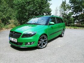 Škoda Fabia II zelená
