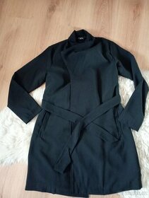 Černý zavinovací kabátek - 1