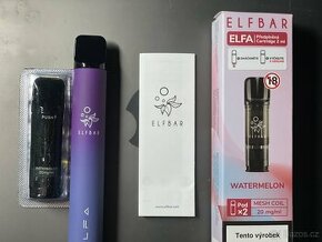 nabijeci elf bar, vapo, vape, elektronicka cig.