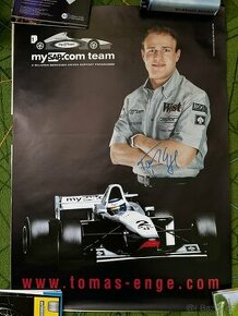 Formule 1 dva plakáty s podpisem - Tomáš Enge - 1