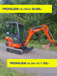 Půjčovna / pronájem / půjčím bagr / minibagr