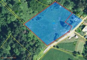 Pozemek 3.200 m2 ke stavbě RD