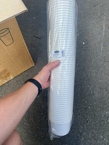Kelímky 350ml papírové nízké bílé SDG Bianca