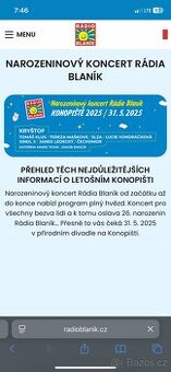 Radio Blaník koncert Konopiště