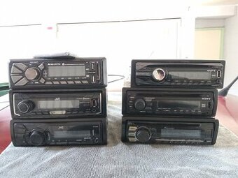 Autorádia JVC, Pioneer, Sony s BT