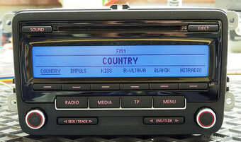 ORIGINÁLNÍ RÁDIO VW GOLF 6 RDS 310 BLAUPUNKT
