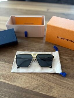 Sluneční brýle - Louis Vuitton, zlaté Evidence Metal Square