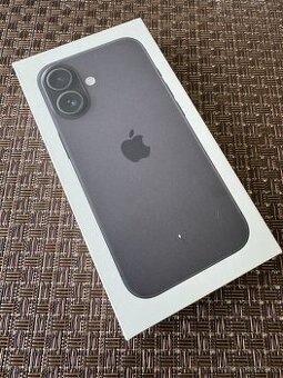 Nový iPhone 16 128GB BlACK,faktura,záruka,komplet