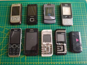 Staré mobilní telefony na díly atd.nokia....