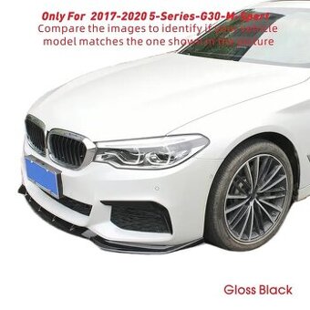 Lip Spoiler Splitter BMW Řada 5 G30 M PAKET 2017-2020 - 1