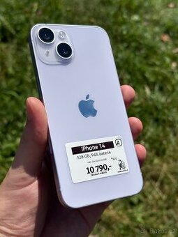 iPhone 14 - 128GB - 94% BAT - 6M ZÁRUKA